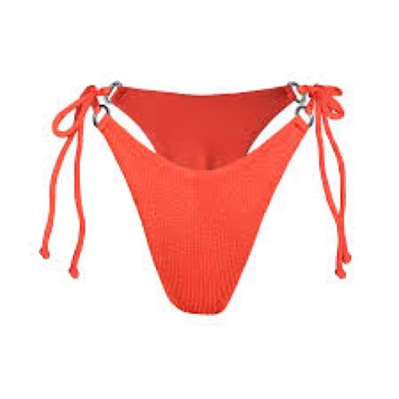 Knight Swim Papaya Crinkle Bikini Set - Picture 4 of 12